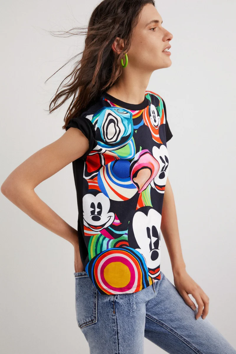 Camiseta Mickey Mouse M. Christian Lacroix DESIGUAL (talla small) - 4