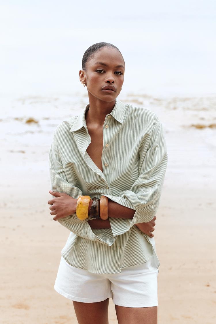 Camisa rayas Zara (talla XS oversized)