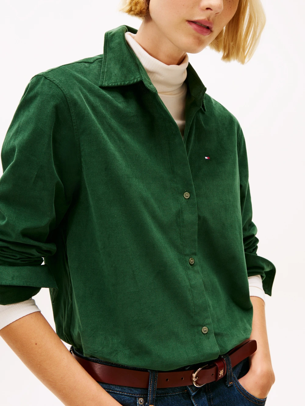 Relaxed Lightweight Corduroy Shirt Tommy Hilfiger nueva (talla M) - 2