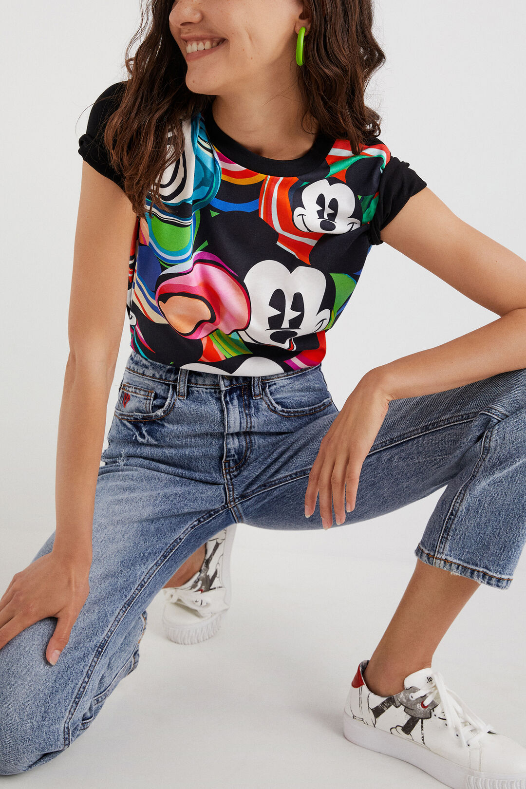Camiseta Mickey Mouse M. Christian Lacroix DESIGUAL (talla small) - 2