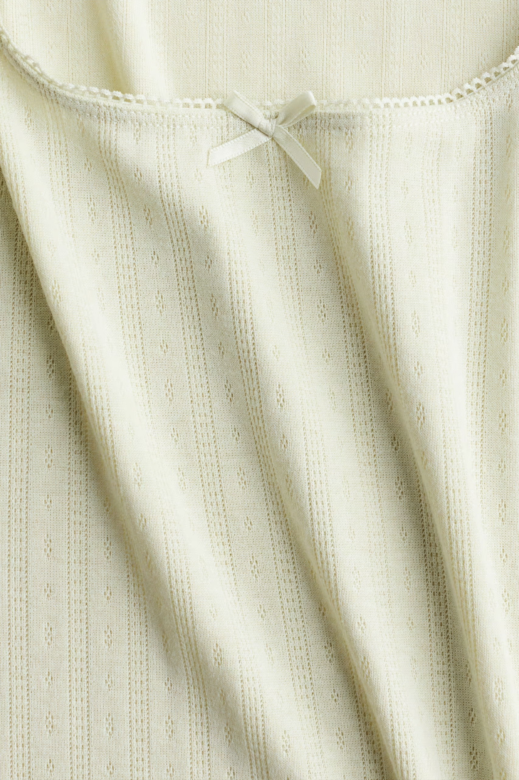 Top en punto pointelle H&M nuevo (talla M) - 3