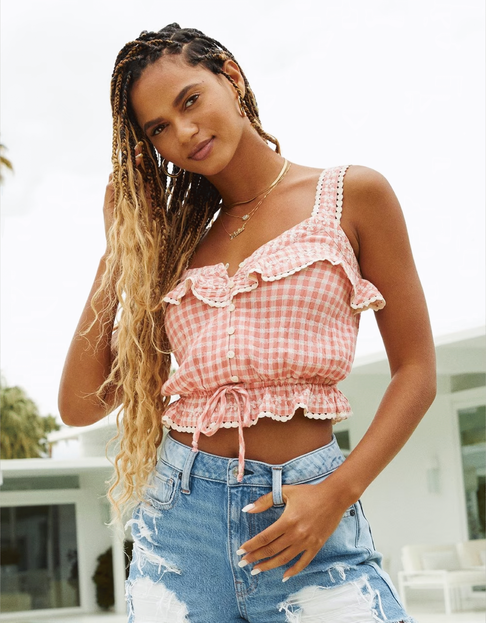 Blusa American eagle (talla M)