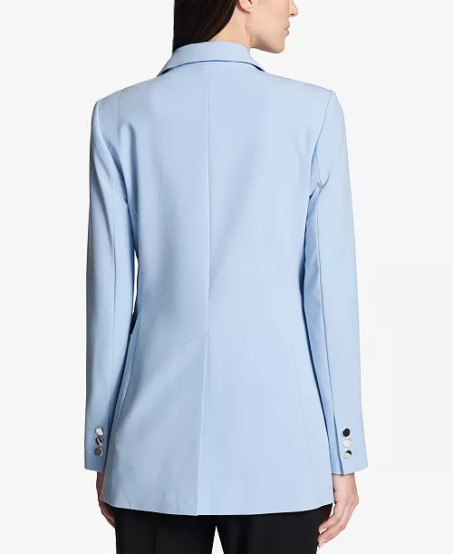 Calvin Klein One-Button Blazer (talla 8) - 4