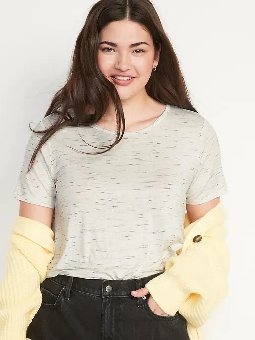 Luxe Crew-Neck T-Shirt | Old Navy nueva (XS,S)