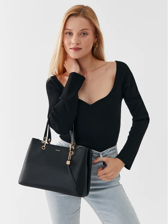 Coquette Women’s Black Tote Aldo nuevo