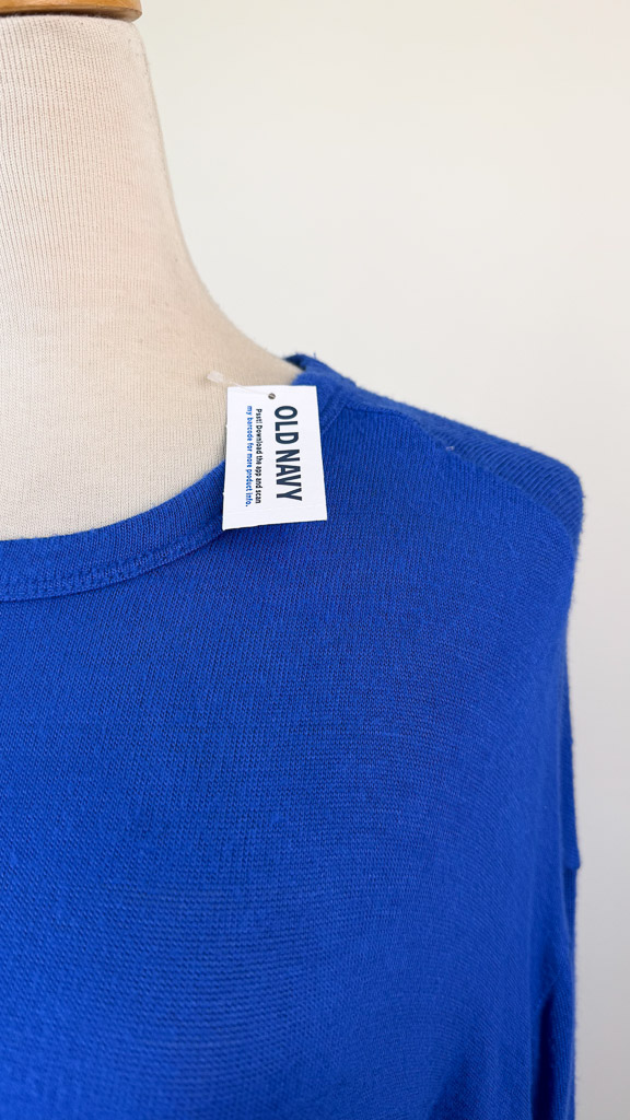 Long-Sleeve Oversized Crew-Neck Tee Old Navy (talla XS)