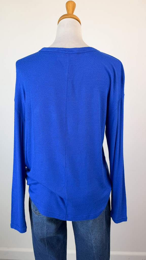 Long-Sleeve Oversized Crew-Neck Tee Old Navy (talla XS) - 3