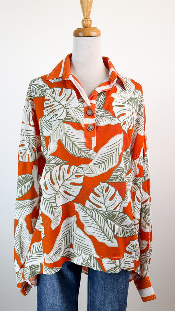 Blusón Monica Naranjo nueva (talla M oversized)