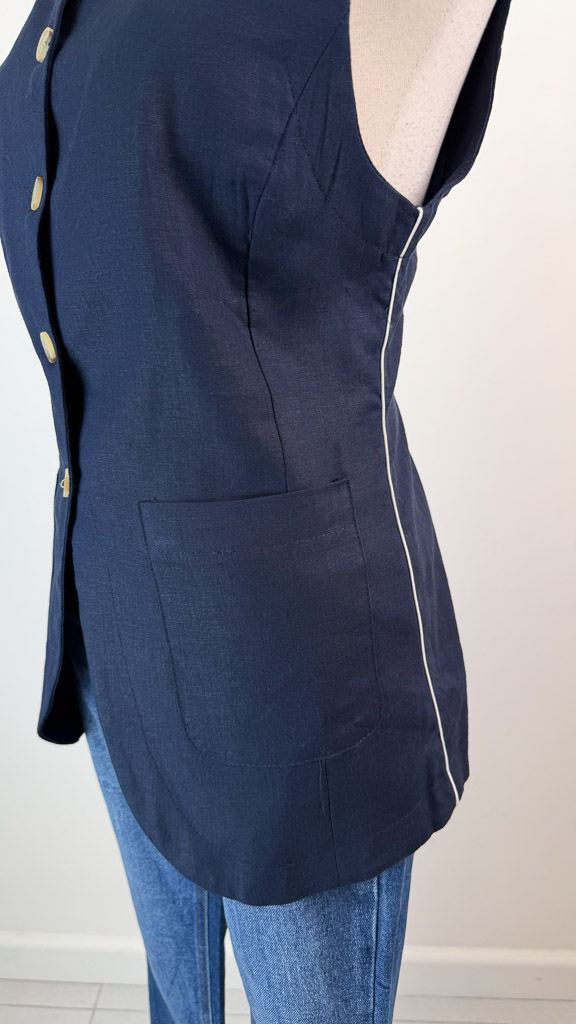 Chaleco white rabbit cactus nuevo (talla M) - 3