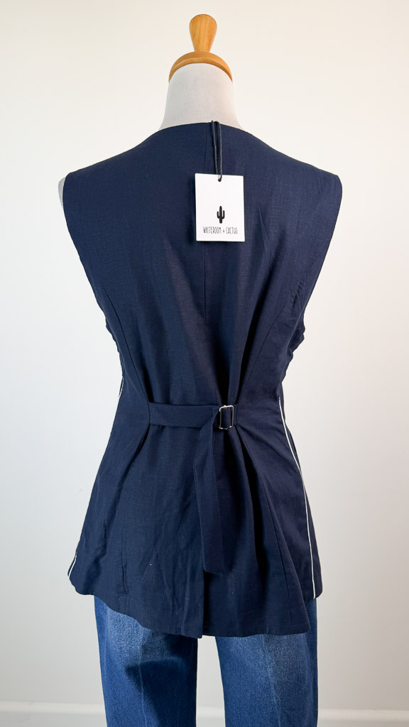 Chaleco white rabbit cactus nuevo (talla M) - 2