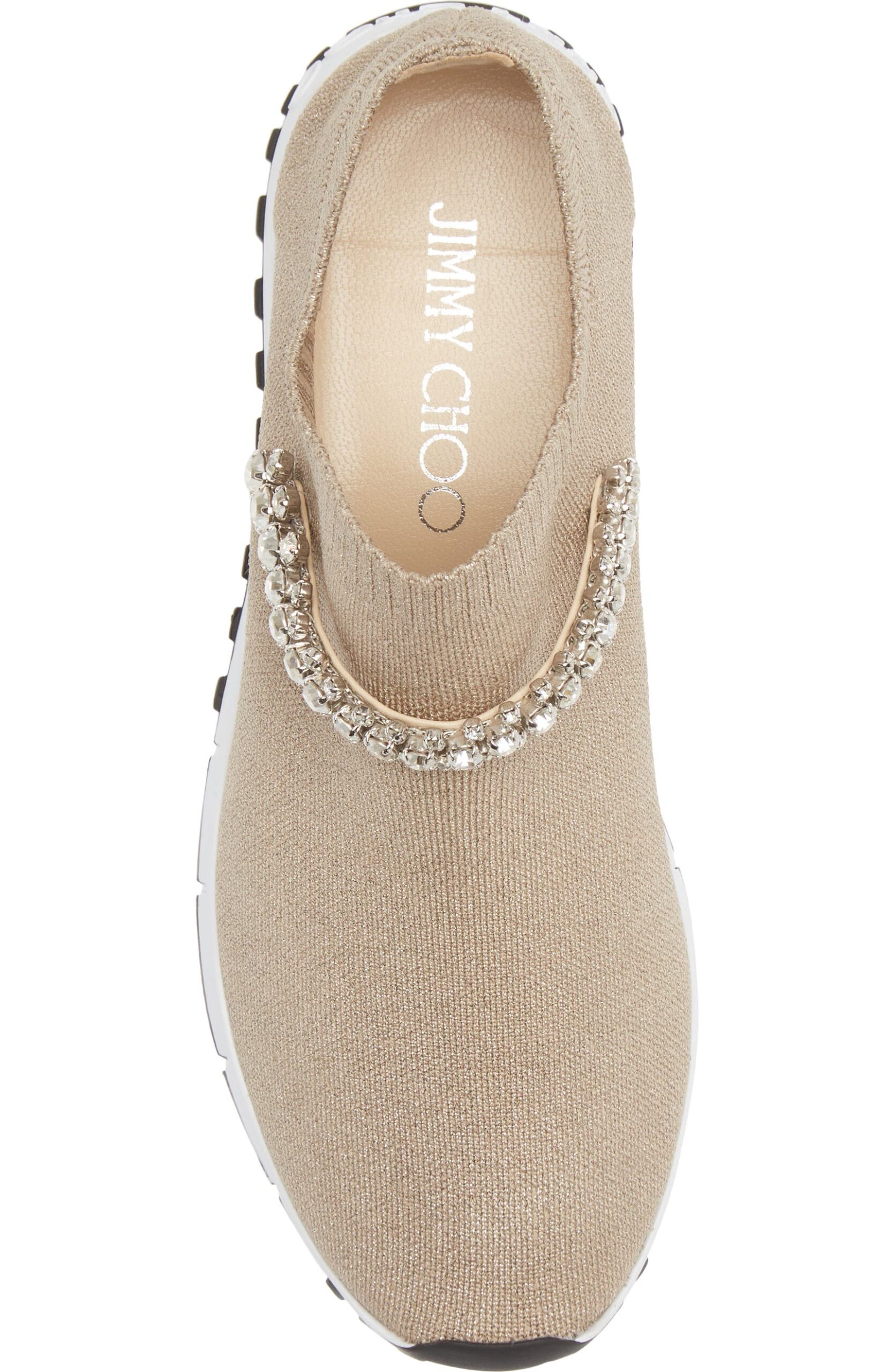 Jimmy Choo Beige Verona Sneakers (talla 6)