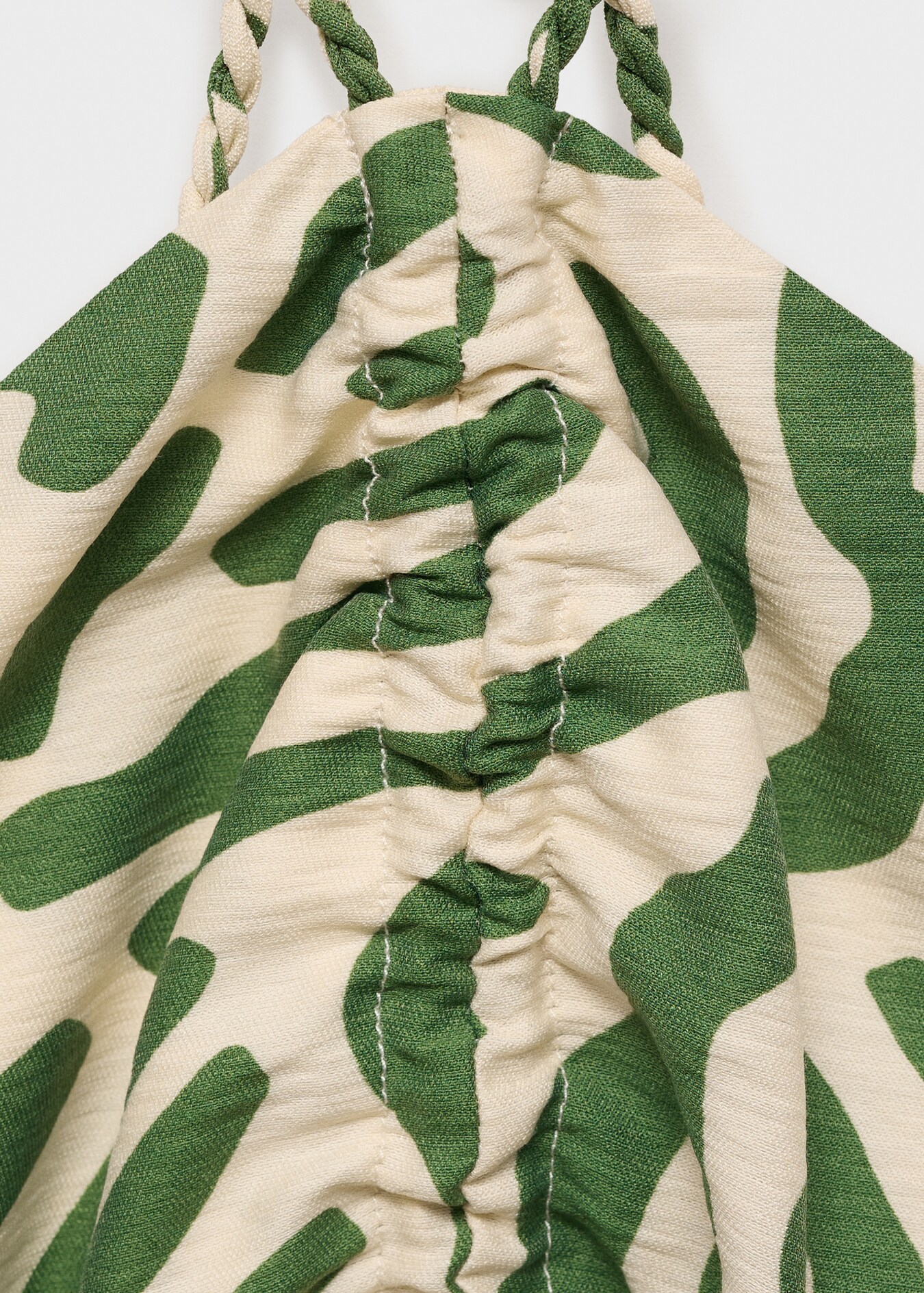 Vestido algodón volante MANGO (talla 8)