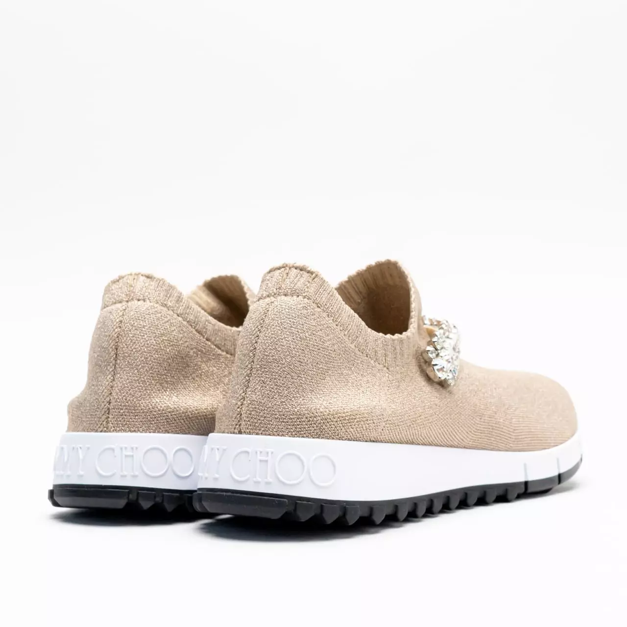 Jimmy Choo Beige Verona Sneakers (talla 6)