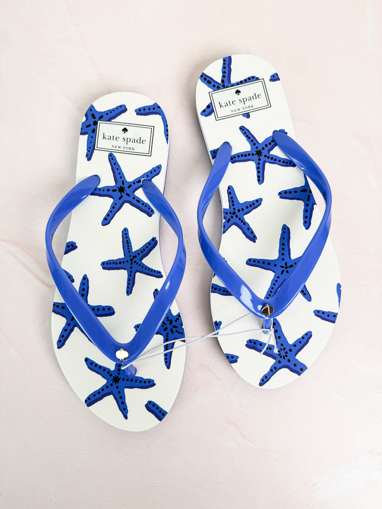 Flip Flops Kate Spade nuevas (talla 7-8)