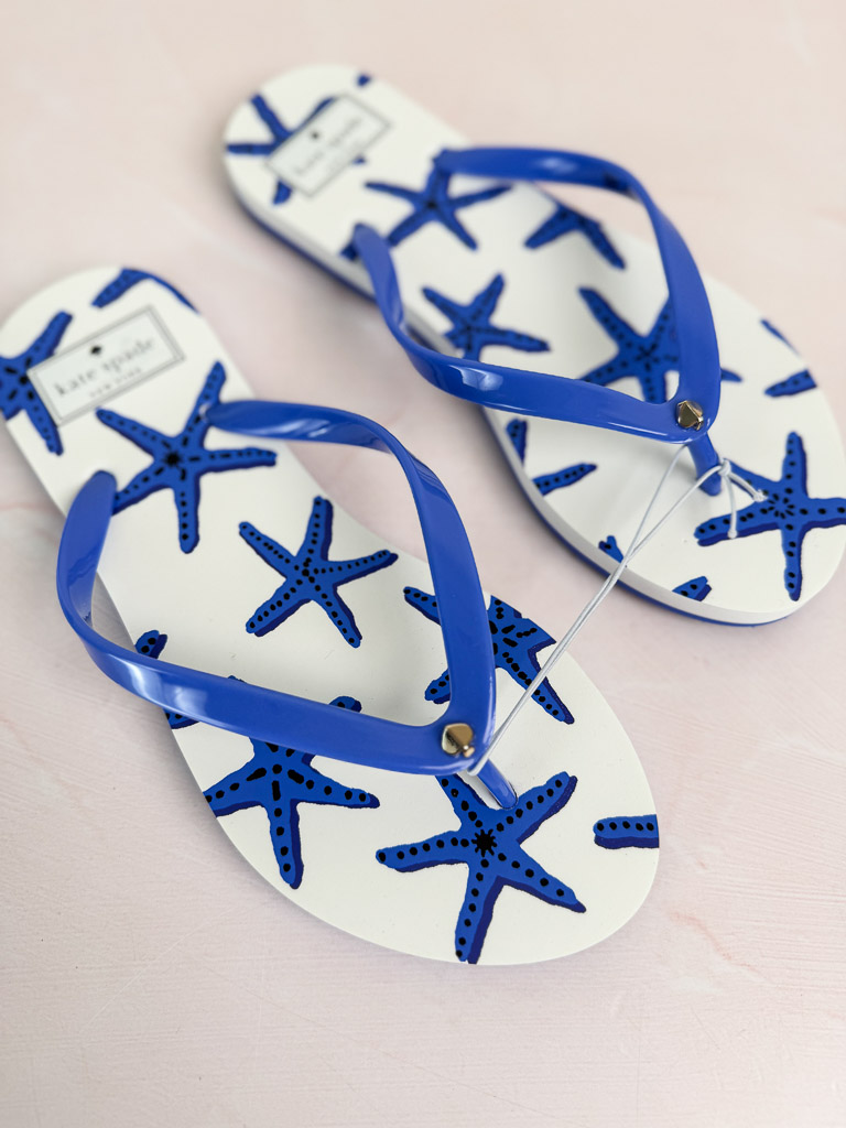 Flip Flops Kate Spade nuevas (talla 7-8)