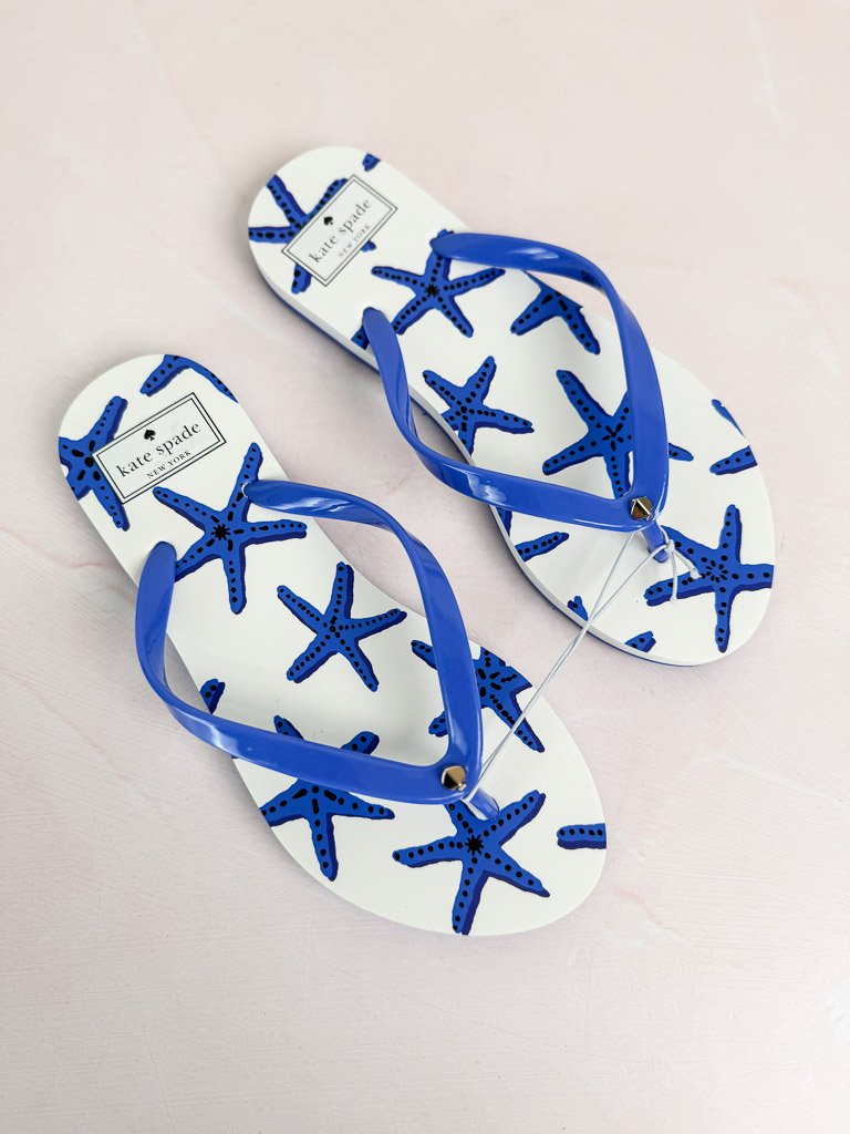 Flip Flops Kate Spade nuevas (talla 7-8)
