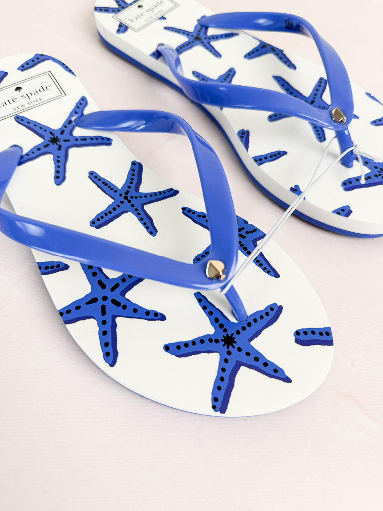 Flip Flops Kate Spade nuevas (talla 7-8)