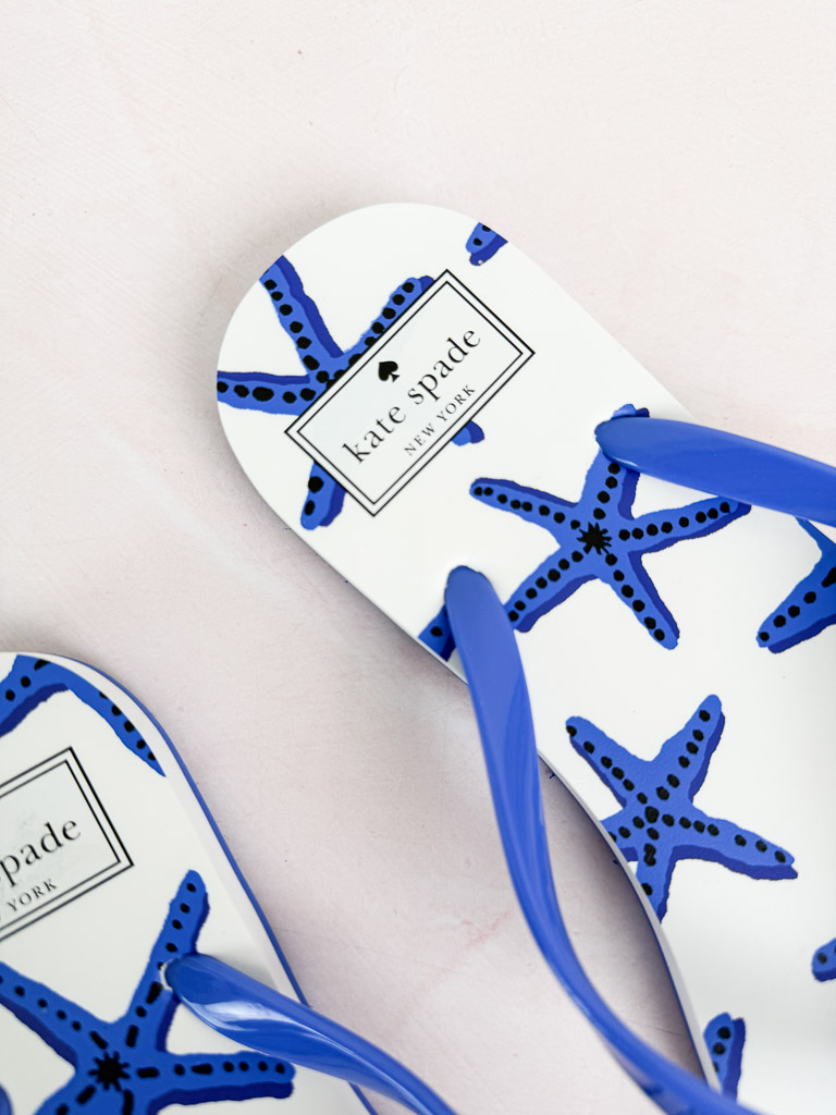 Flip Flops Kate Spade nuevas (talla 7-8)