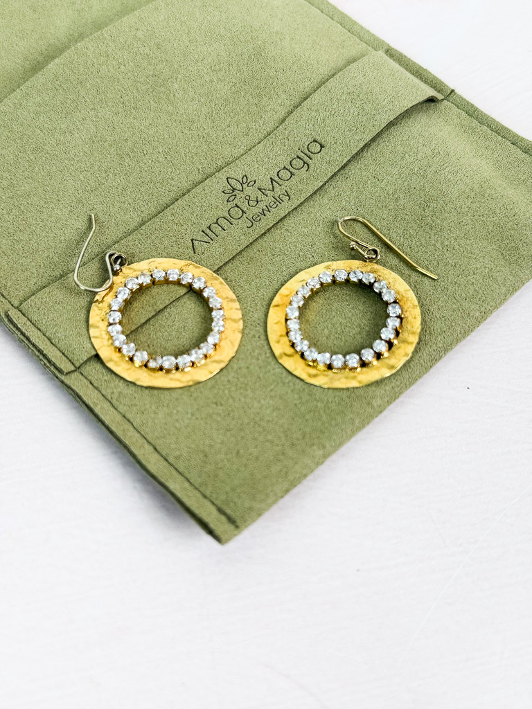 Aretes redondos (bisuteria) - 3