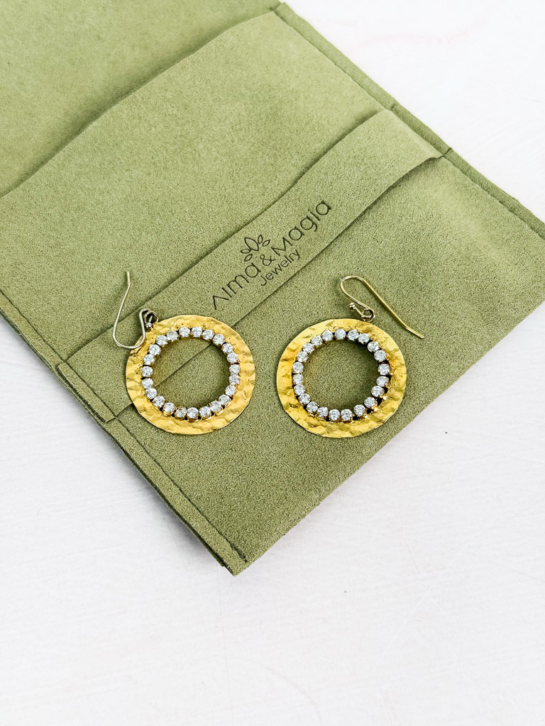 Aretes redondos (bisuteria) - 2