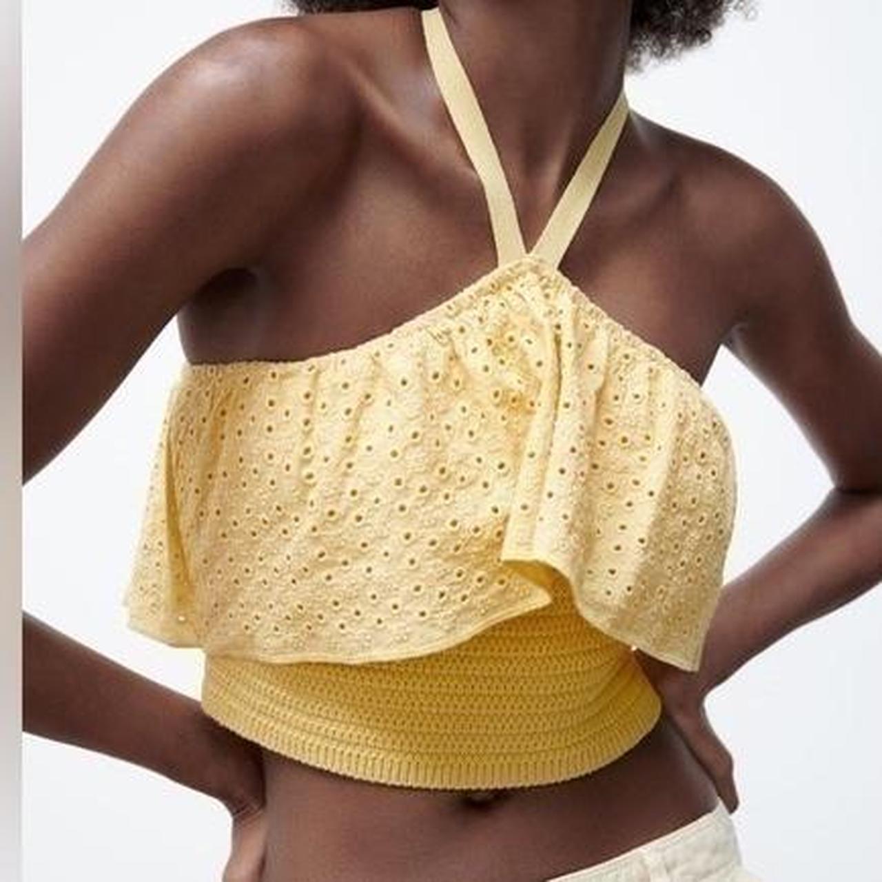 Croptop Zara (talla M pequeño)