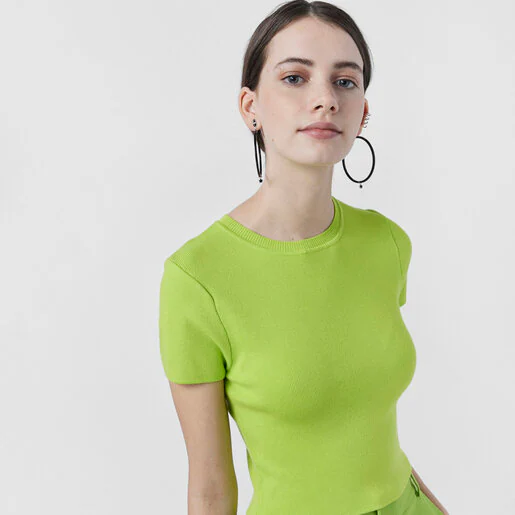 Large Mini Onix Earrings in Resin with Silver and Onyx TOUS