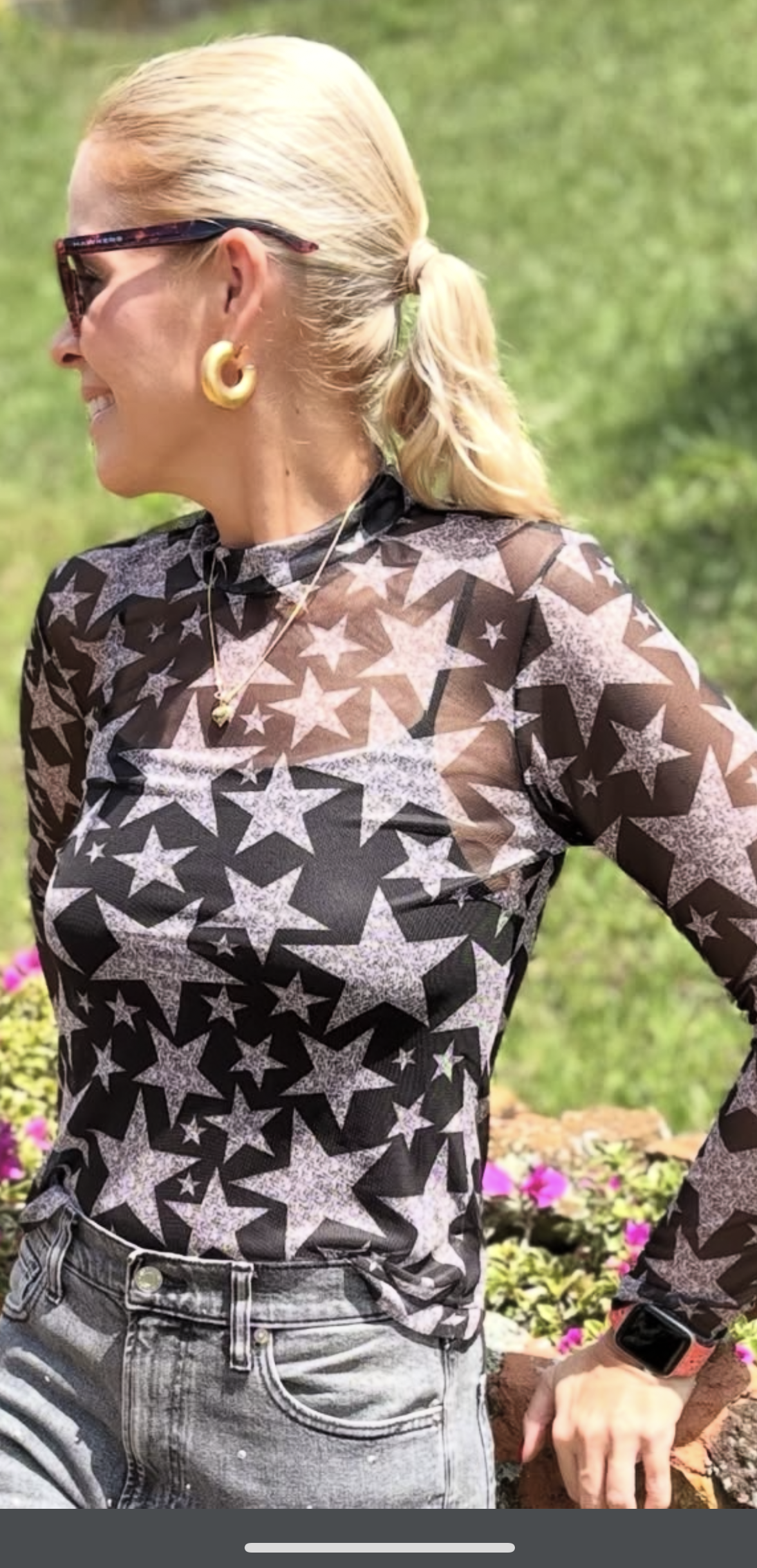 Blusa Mesh Adriana Montañez nueva (talla M parece S) - 3