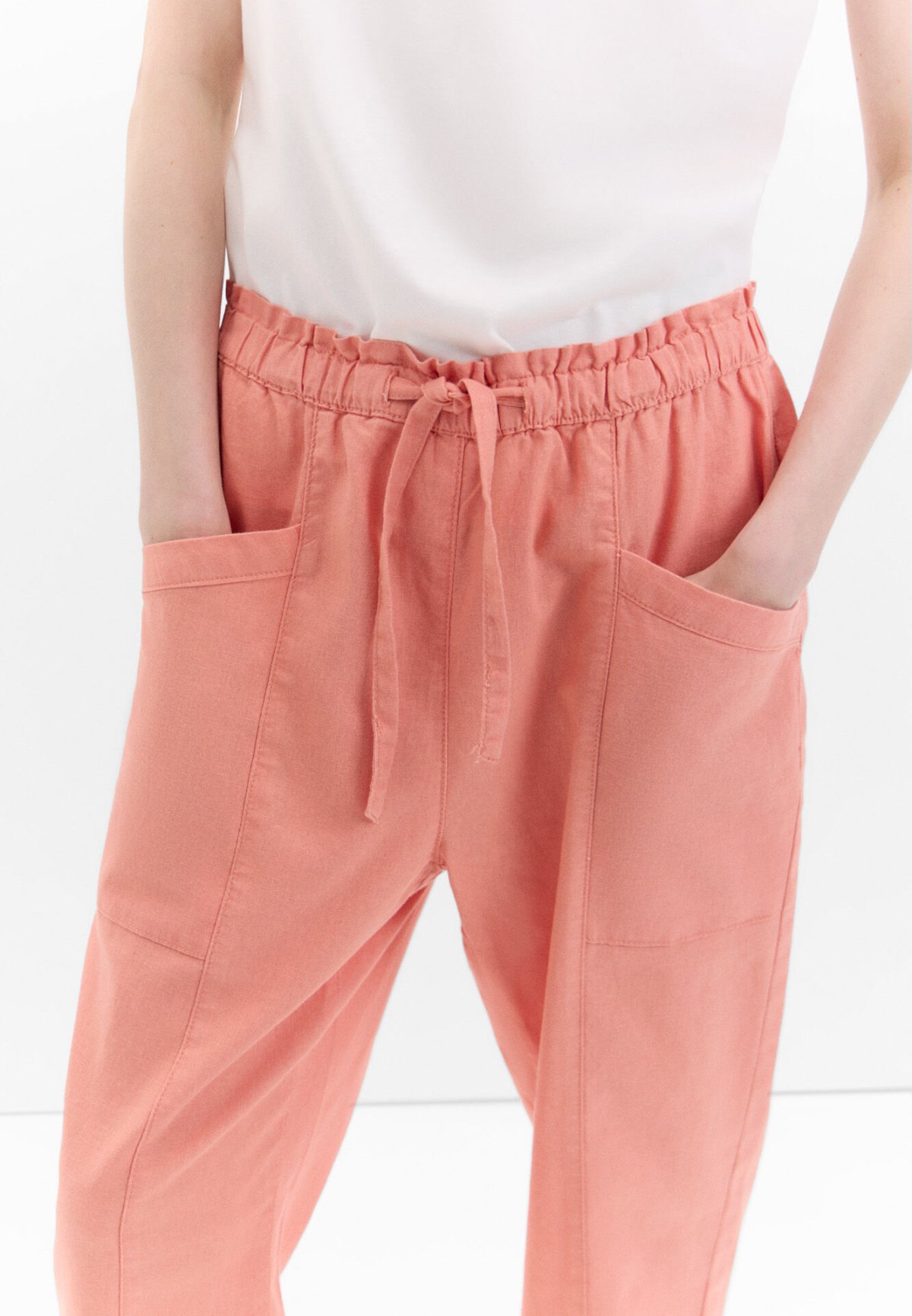 Cortefiel Trousers – salmon nuevo (talla M flojito) - 2