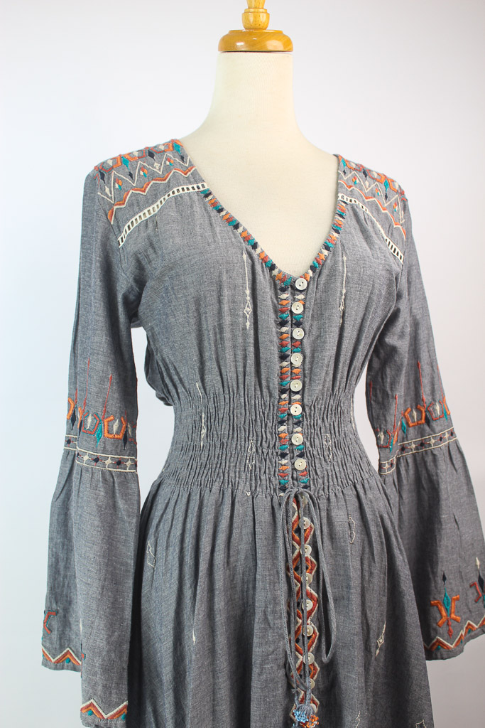 Vestido BOHO nuevo (talla small)