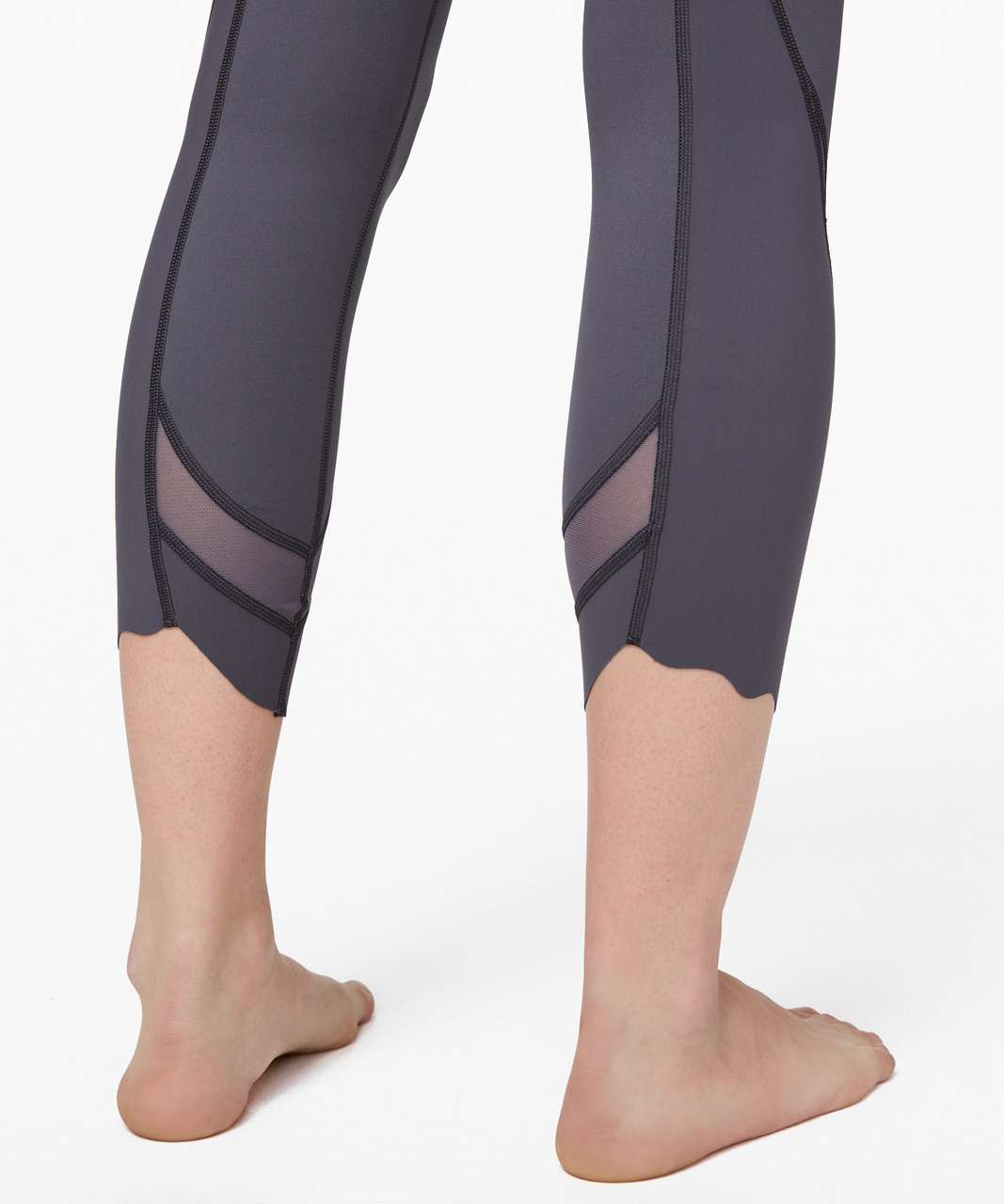 Lululemon Wunder Under Crop II *Roll Down Scallop Full-On Luxtreme 24″ (talla 6) - 3