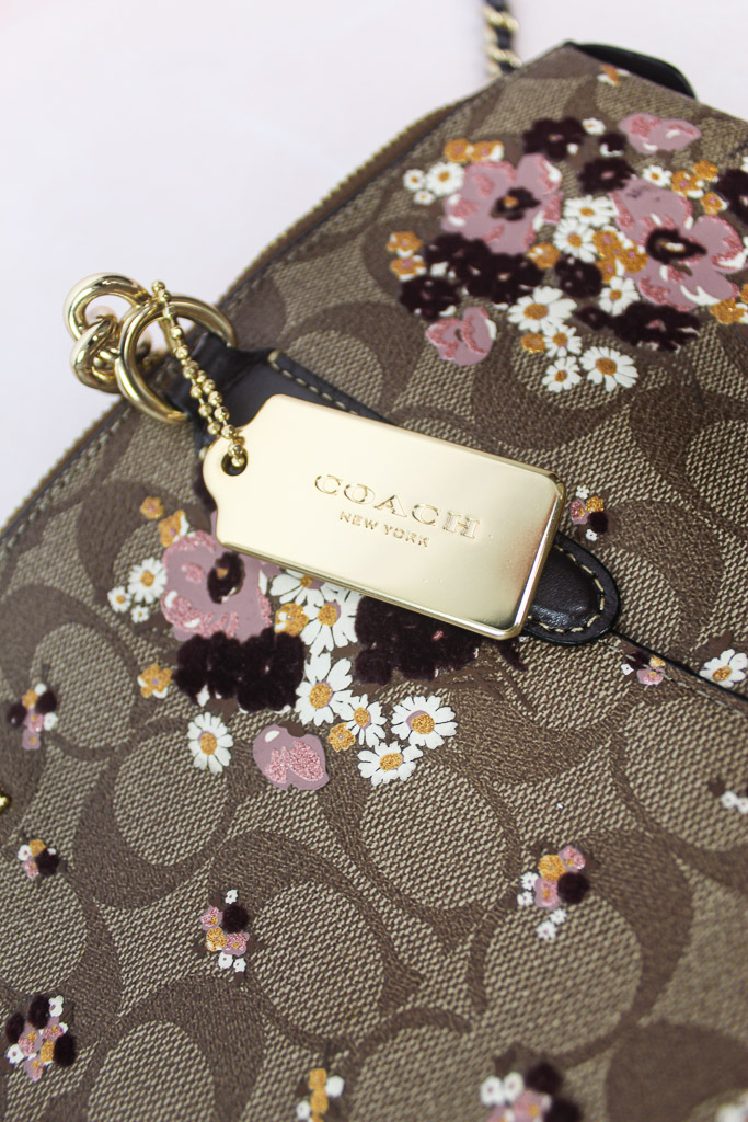 Coach Tote Signature Canvas with floral