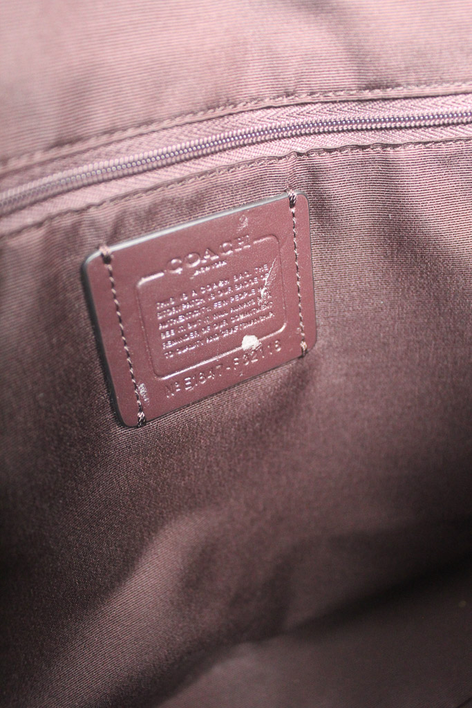 Coach Tote Signature Canvas with floral