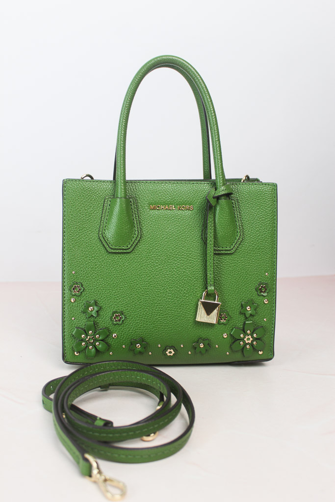 Michael Michael Kors Mercer Floral Leather Crossbody