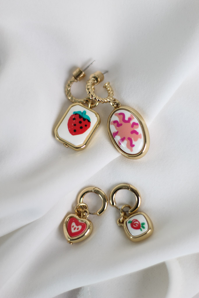 Set 2 pares de aretes Zara