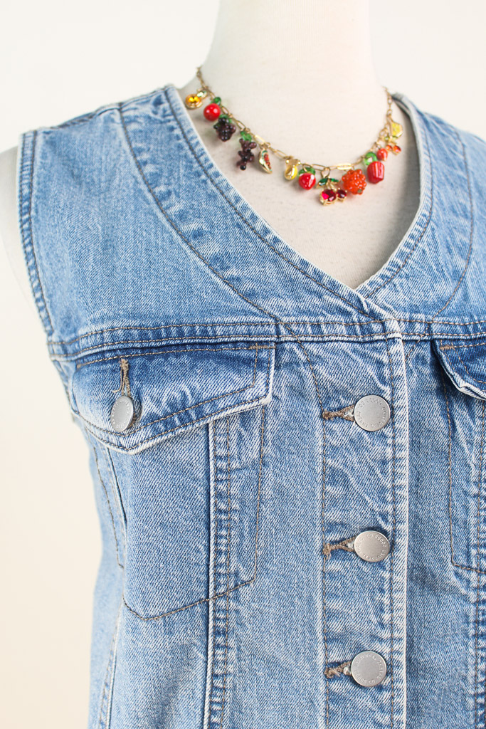 V-Neck Denim Vest – Universal Thread (talla M) - 2