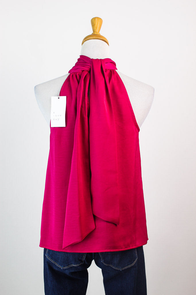 A New Day Women's Satin Halter nueva (talla XS)