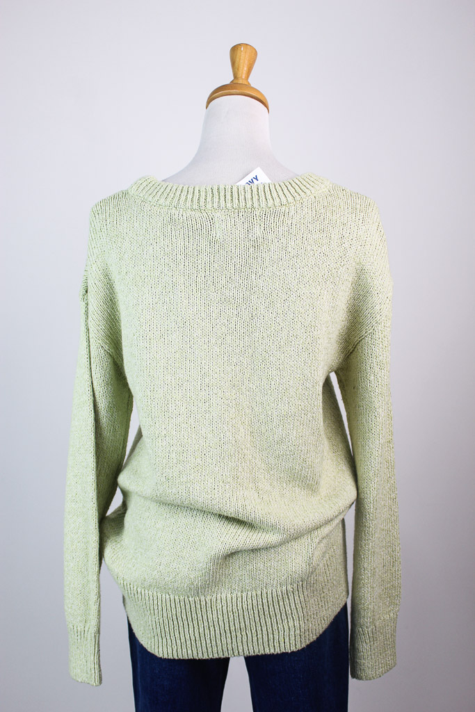 Old Navy Oversized Voop-Neck Cotton Tunic Sweater (talla XS y S) - 3
