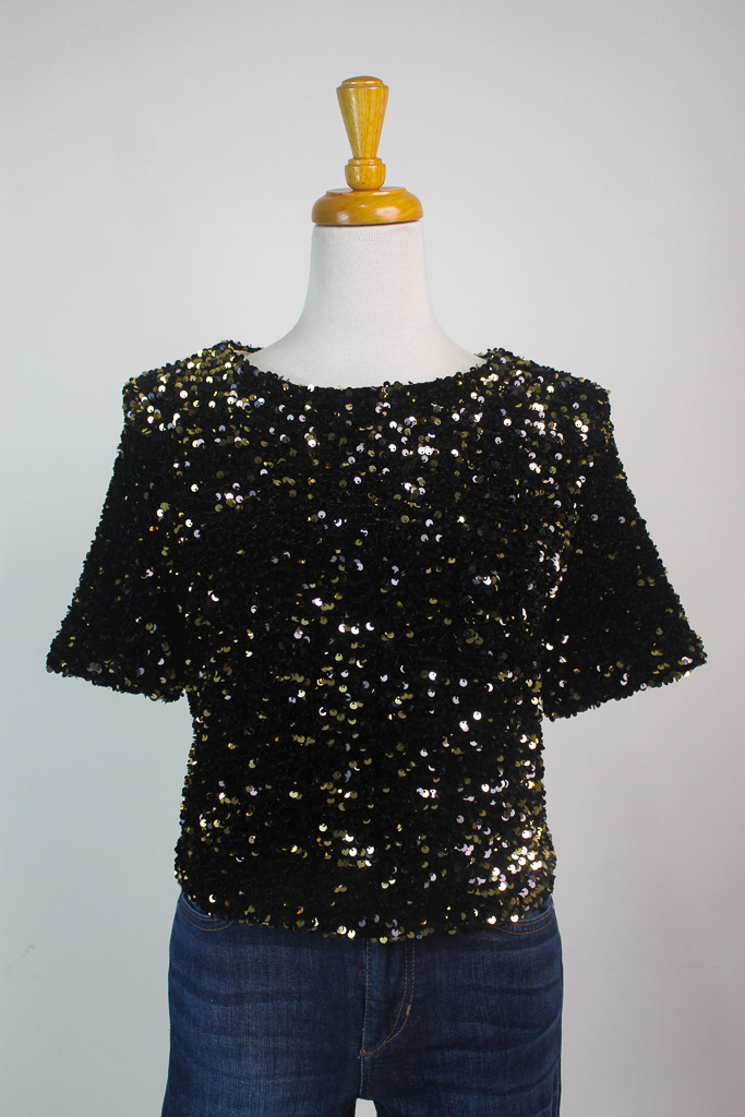 Blusa CIEN dorado (talla small)