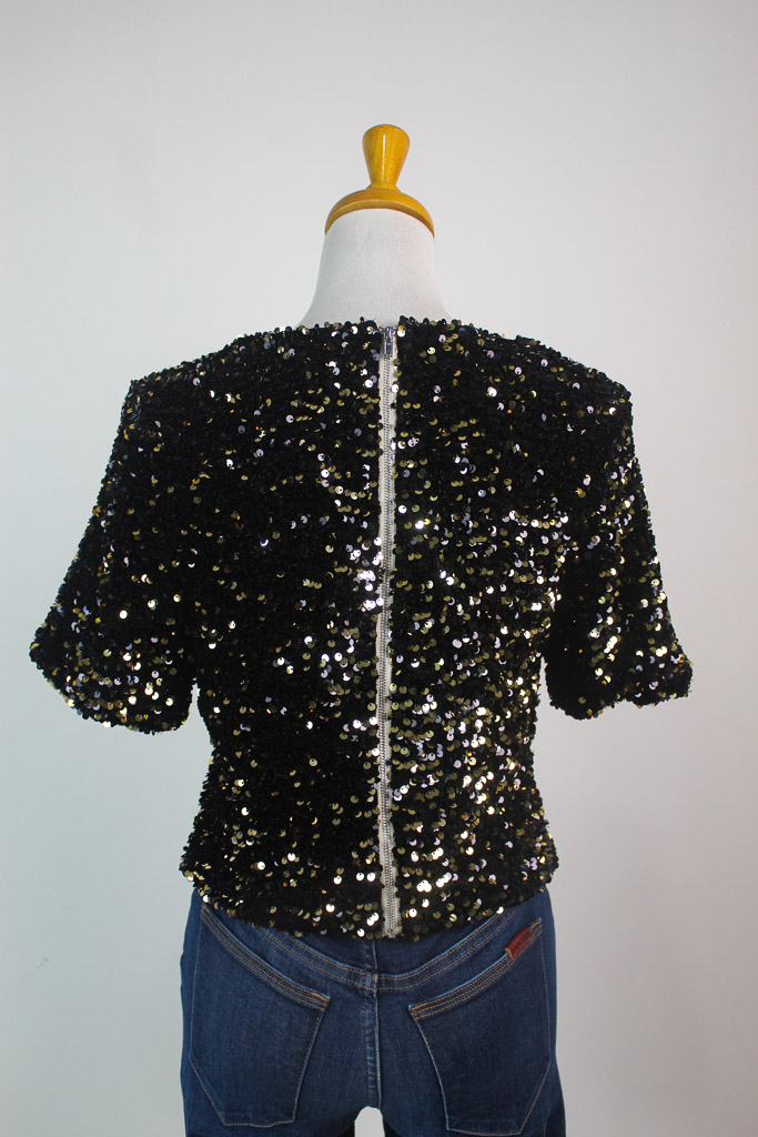 Blusa CIEN dorado (talla small) - 3
