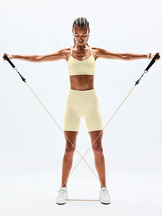 Athleta Elation Ultra High Rise 7″ Short nuevo (talla M)