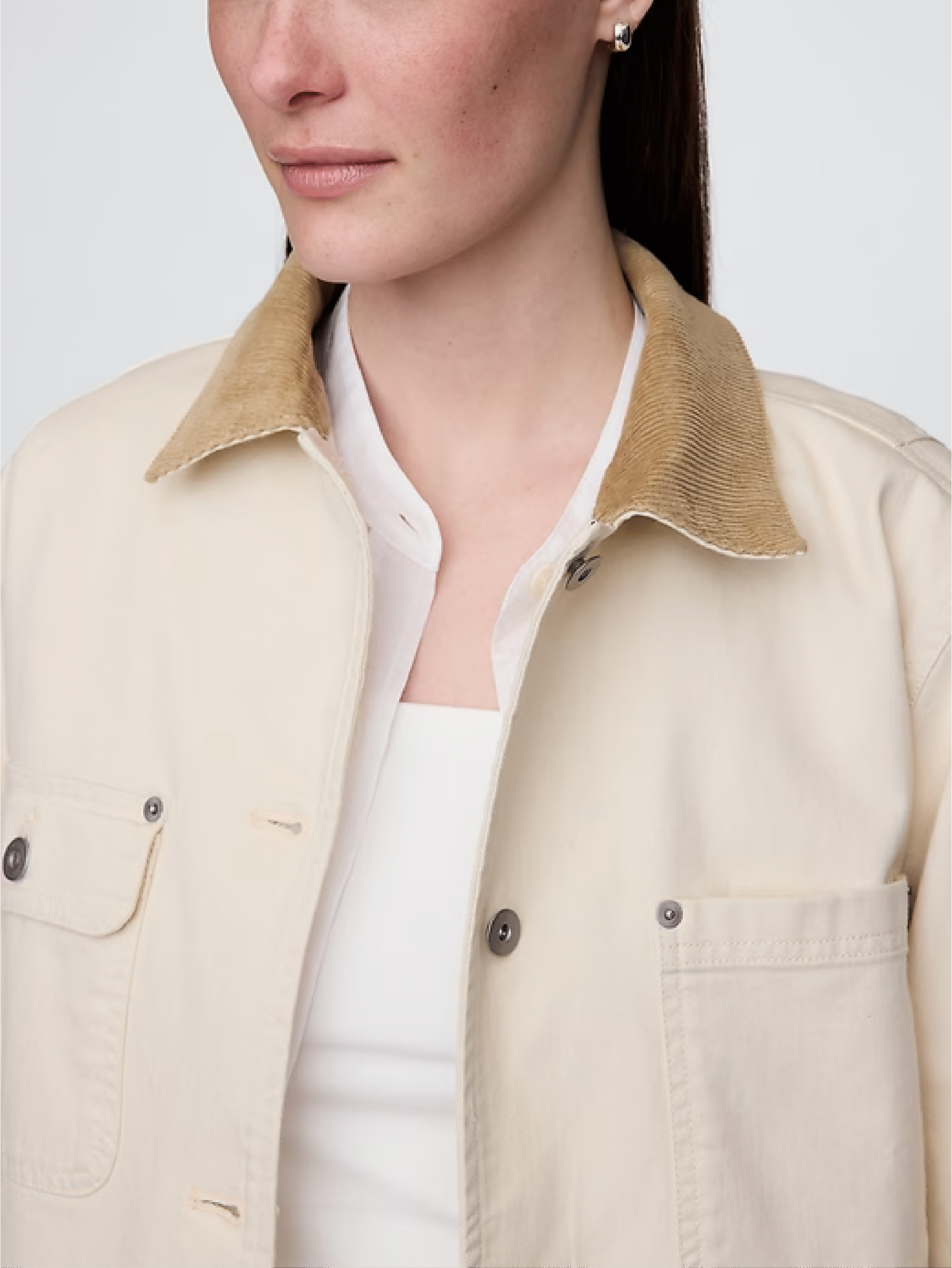Corduroy Collar Barn Jacket GAP nueva (talla XS, oversized)