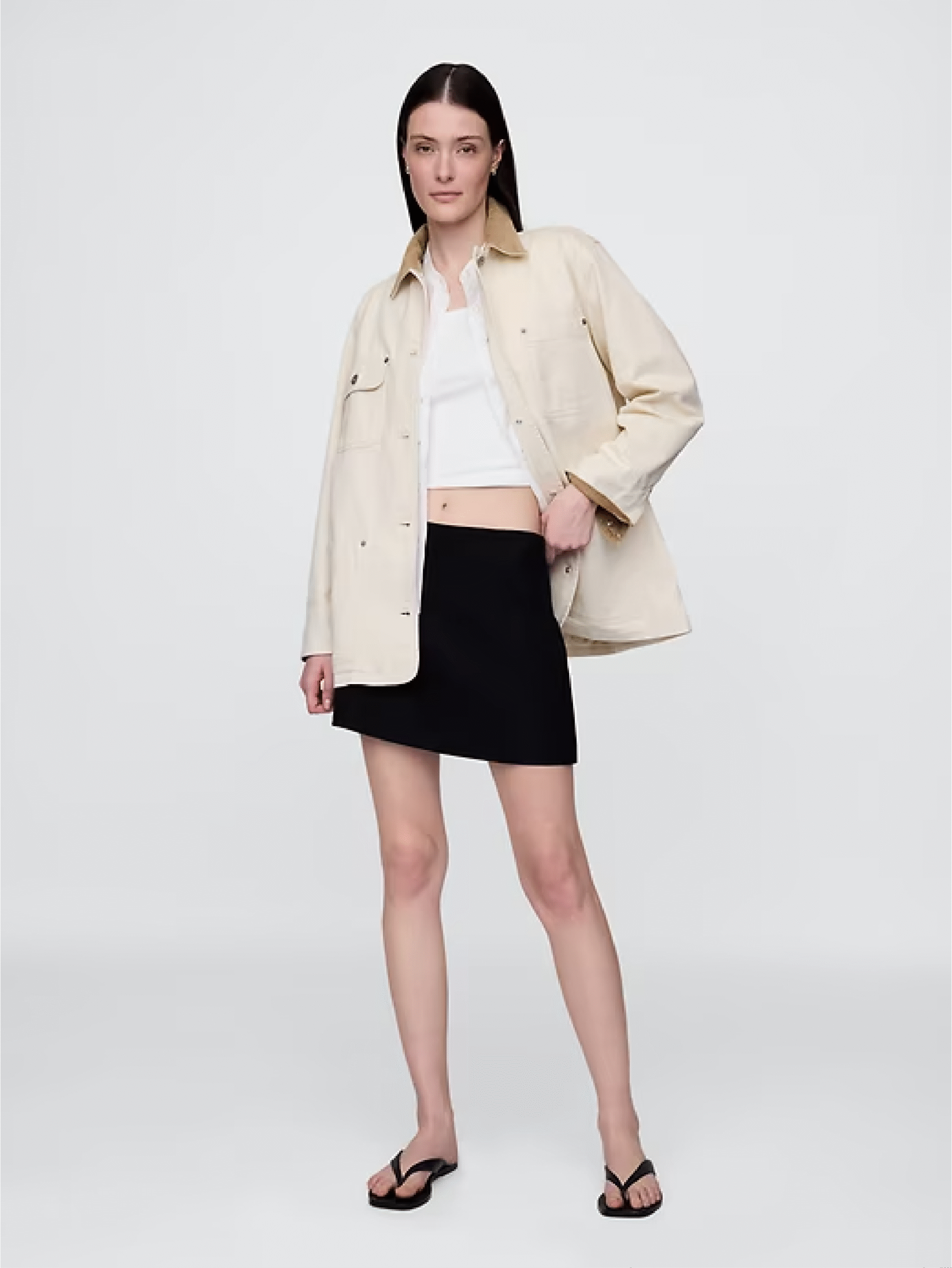 Corduroy Collar Barn Jacket GAP nueva (talla XS, oversized) - 2