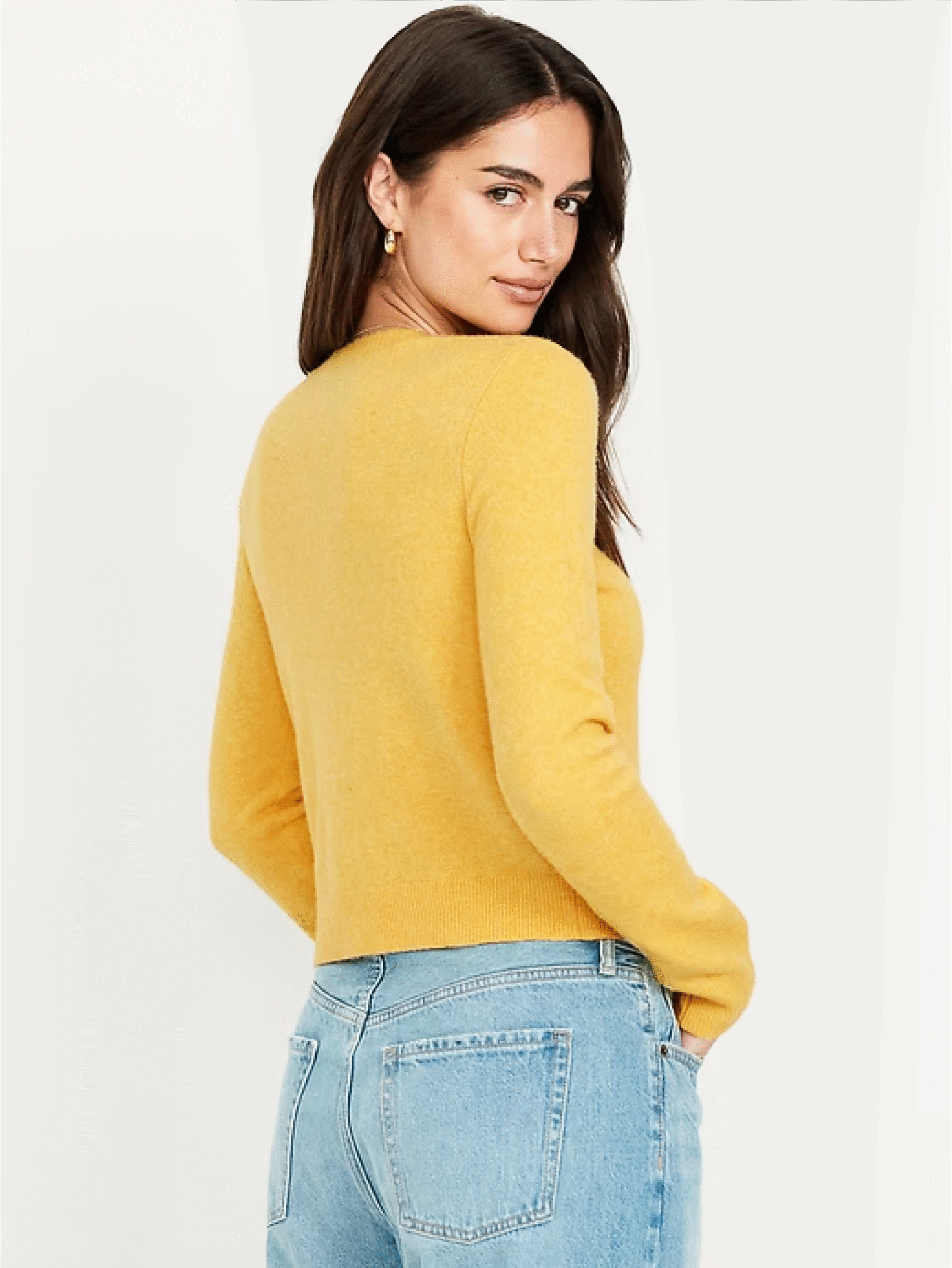 SoSoft Lite Cropped Cardigan Sweater Old Navy (talla M) - 4