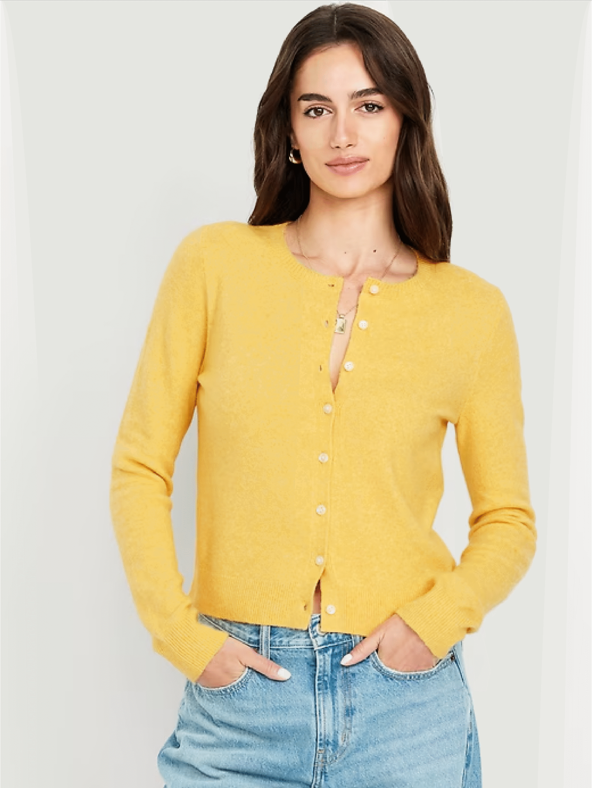 SoSoft Lite Cropped Cardigan Sweater Old Navy (talla M)
