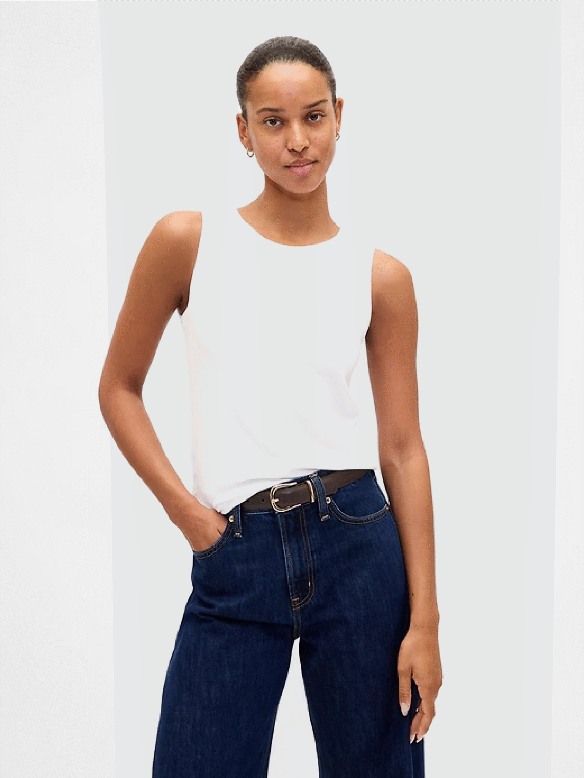 Modern Shell Tank Top GAP nuevo (talla M)