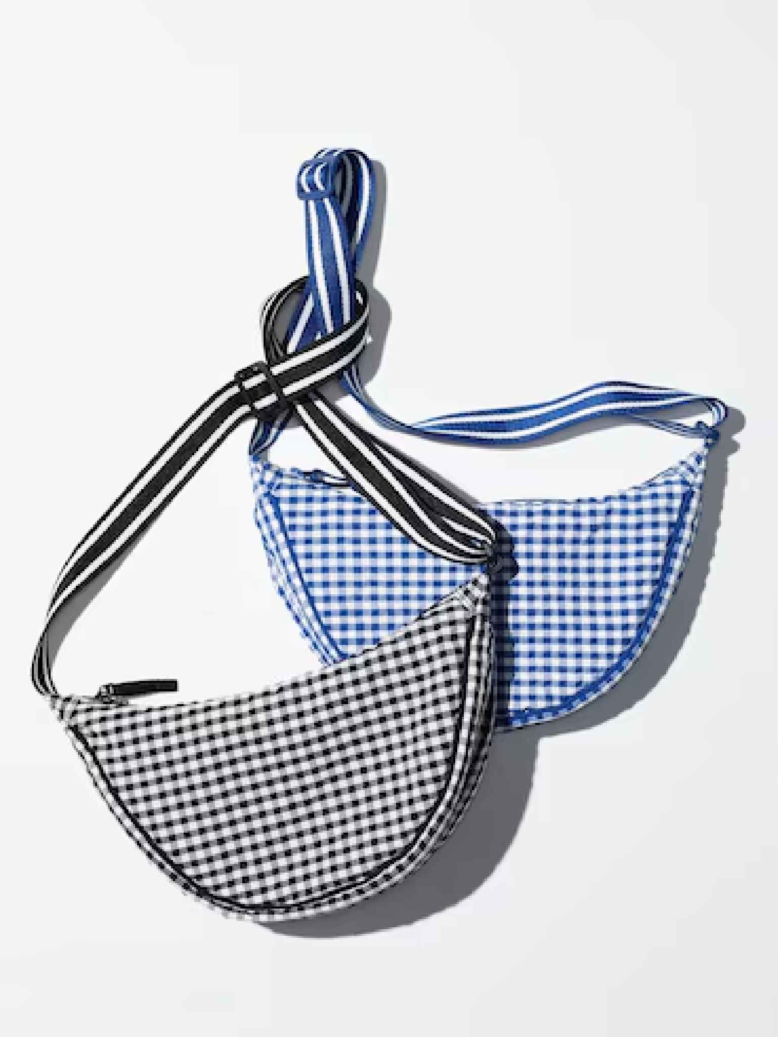 Round Mini Shoulder Bag | Gingham UNIQLO
