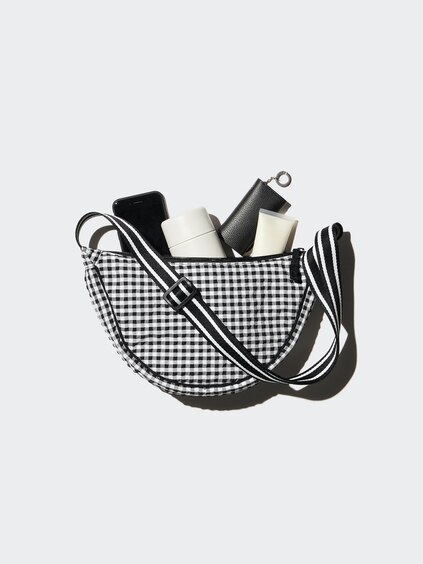 Round Mini Shoulder Bag | Gingham UNIQLO