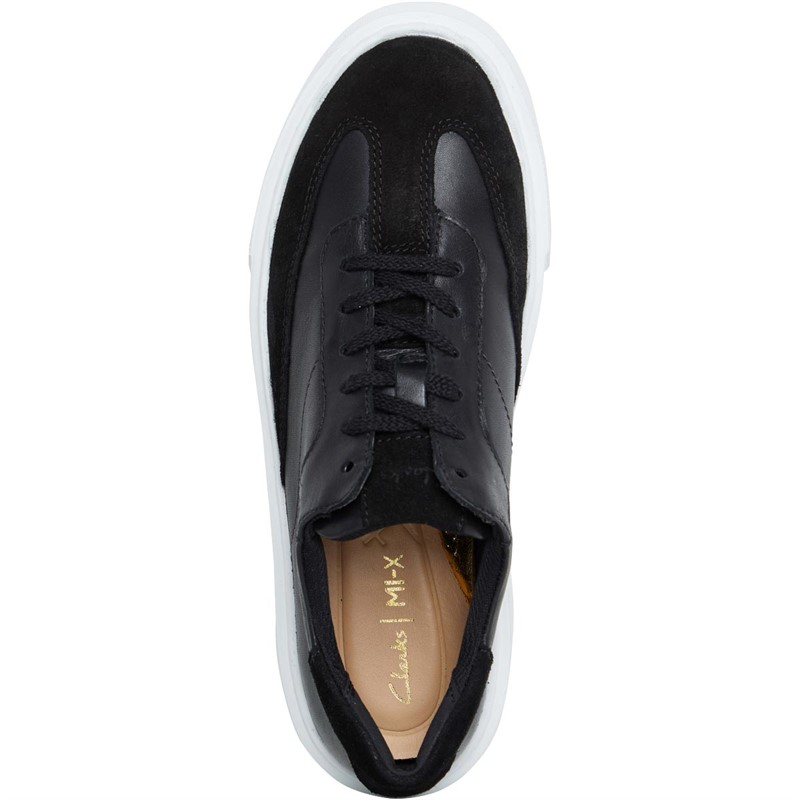 Clarks Womens Standart Fit Hero Lite Lo Trainers Black (talla 6 US) - 2