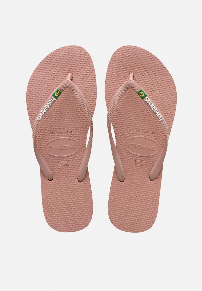 Havaianas Slim Brazil flip flops nuevas (talla 7/8)