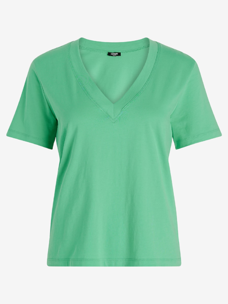 Skimming Cotton V-Neck Short Sleeve Tee EXPRESS (talla Small) - Imagen 5